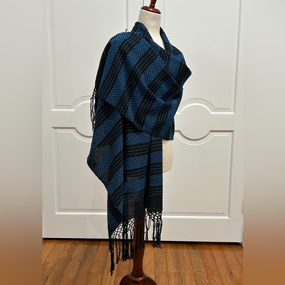 Traditional Mexican rebozo from Oaxaca Mex. Mexican shawl!